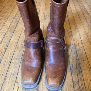 Vintage FRYE leather saddle boots